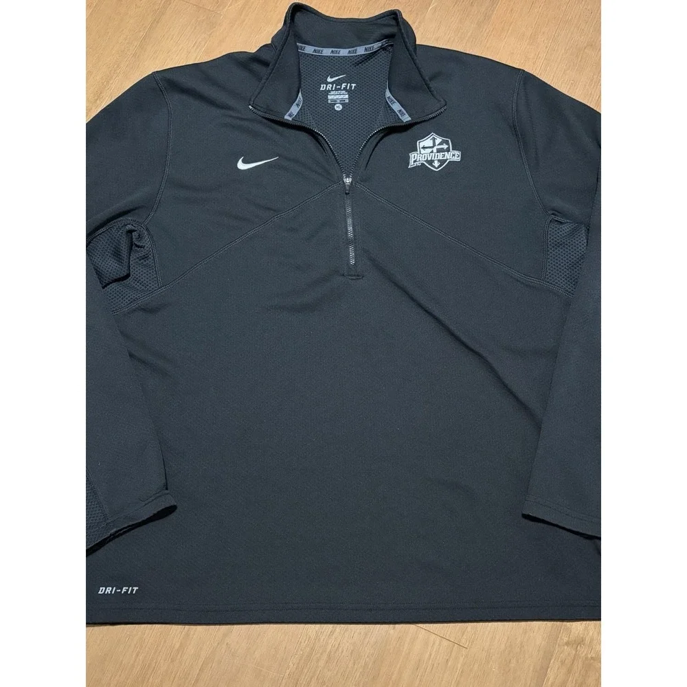 Providence College Friars Nike 1/4 Zip Dri Fit Black XL NCAA Hockey Basketball